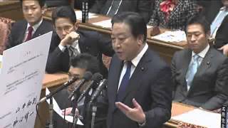 野田佳彦vs安倍晋三【全】2/19 衆議院・予算委員会