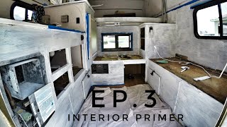 Truck Camper Restoration Ep3 - Interior Primer