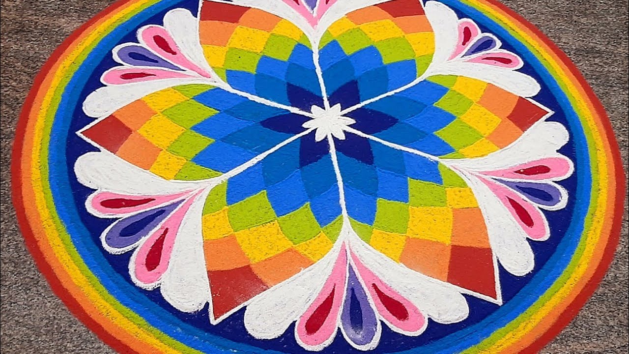 3d Rangoli How To Draw 3d Drawing Competition 3d Rangoli 3d Effect