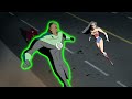 Green Lantern (John Stewart) DCAU Powers and Fight Scenes - Justice League Season 2