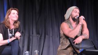 Amanda Tapping and Jason Momoa Panel Evolution Expo 2014 Part 3