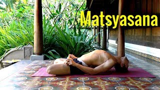 Matsyasana, The Fish Pose