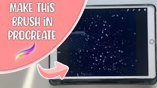 How to make a starry brush in Procreate