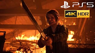 The Last Of Us Part 1 Remake - Ellie Brutally Kills David Scene [PS5 4K ULTRA HD 60FPS HDR]