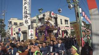 平成30年　葛飾区 ＜奥戸天祖神社＞例大祭　本社神輿＝宮出（渡御）