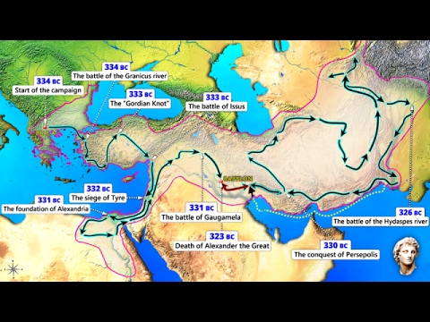 ALEXANDER THE GREAT - THE CAMPAIGN (334 BC - 324 BC) (HD) - YouTube