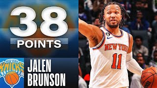 Jalen Brunson Scores A CAREER-HIGH 38 Points | January 4, 2023