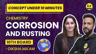 Corrosion and Rusting Concept under 10 Min with Diksha Maam | Science and fun