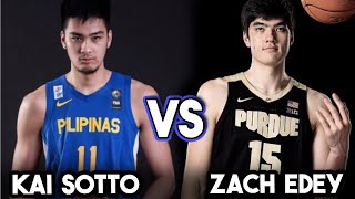 Kai Sotto vs Zach Edey Who’s Better?