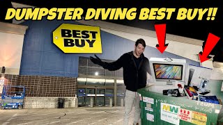 BEST BUY’S MANAGER FORGOT TO LOCK THEIR DUMPSTER!!
