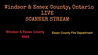 LIVE!! SCANNER TRANSIT | ESSEX CTY FIRE-DET FIRE 1/22/25 11:20AM-11:20PM #windsor #detroit