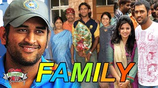 Mahendra Singh Dhoni Family With Parents, Wife, Daughter, Brother, Sister & Girlfriend