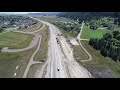 Kalispell Bypass - Foys Lake Road Construction Footage, September 2021