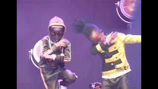 FreshKid Vs Felista dance moves on same stage