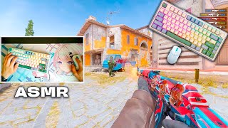 AULA F75 ASMR CHILL 🤩 INSANE KEYBOARD SOUNDS 🎧 RELAXING CS2 DM GAMEPLAY 🎮