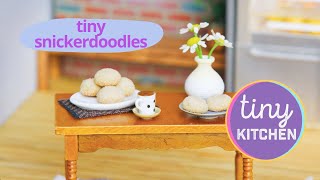 Tiny Snickerdoodles! Tiny Kitchen