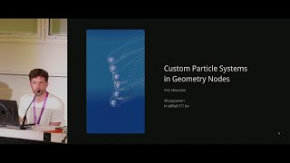 Custom Particle Systems in Geometry Nodes — Blender Conference 2025