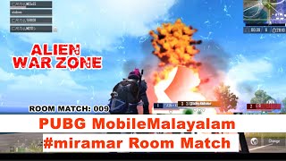 PUBG Mobile Malayalam #miramar Room Match 016