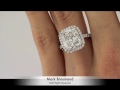 6.92ct cushion cut diamond engagement anniversary ring mark broumand