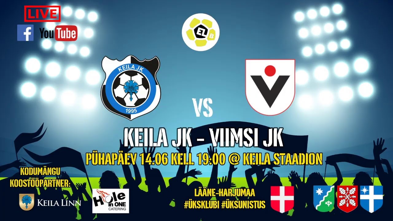 Esiliiga B: Keila JK Vs Viimsi JK - YouTube