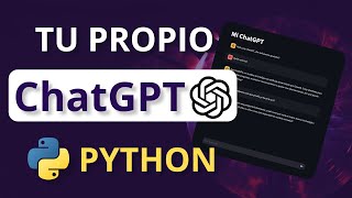 Crea tu propio ChatGPT 🤖 con Python, Streamlit y OpenAI API