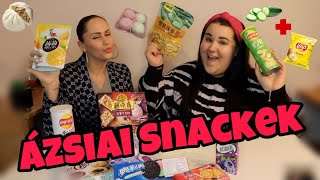 IGAZI ÁZSIA SNACKEKET KÓSTOLTUNK | Magyar Barbara