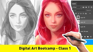 Digital Art Bootcamp - CLASS 1.1 (FREE TUTORIAL!)