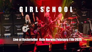 GIRLSCHOOL - Live at Rockefeller Oslo Norway February 11th 2025