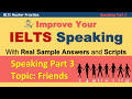 IELTS Speaking Part 3 Technique and Model Answers - Friends