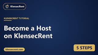 KlensecRent Tutorial: Register as a Property Owner in 5 Steps