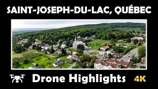 ⚜️ Stunning 4K Drone Footage of Saint-Joseph-du-Lac, Québec 🍎 | DJI Mini 4 Pro Adventure