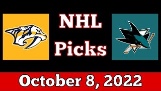 NHL Picks October 8, 2022
