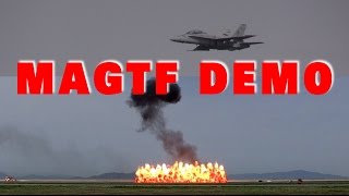 海兵隊の本気!!! F/A-18ホーネットが凄いぞ!!! MAGTF Demo 岩国基地フレンドシップデー2016