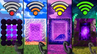 all nether portals using with different Wi-Fi in Minecraft be like