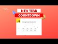 Create a New Year Countdown App Using JavaScript