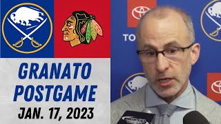Don Granato Postgame Interview vs Chicago Blackhawks (1/17/2023)