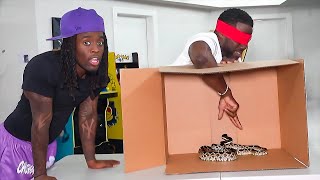 Kai Cenat & Kevin Hart What's In The Box Challenge!
