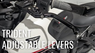 Motorcycle Folding Adjustable Lever Upgrade - Triumph Trident 660