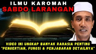 APA ITU SABDO LARANGAN, FUNGSI DAN PENJABARAN DETAILNYA✔️#gusmukhlasonrosyid #dzikir #ngajitauhid