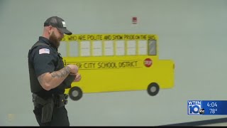 Talking school safety with a Rensselaer resource officer