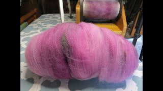 Spinning Batts on the Drum Carder  - with audio!