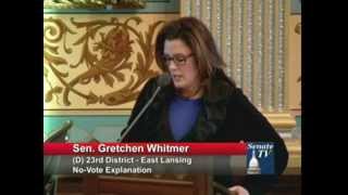 Senator Whitmer Shares Personal Story in Opposition to Latest Republican Attack on Women