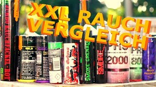 XXL RAUCHBOMBEN Vergleich! Rauchfackeln, Rauchprojektoren, Rauchbombe und Rauchgranate im Test