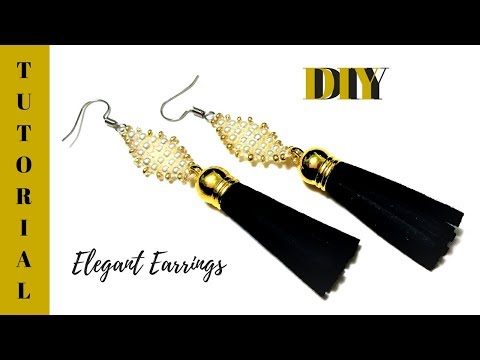 👀 🎈😍Earrings beads handmade. How to make elegant earrings. Party earrings TUTORIAL 👀 🎈😍Earrings beads handmade. How to make elegant earrings. Party earrings TUTORIAL