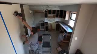 Kitchen Magic 2021 Kitchen Refacing Time Lapse