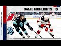 Devils @ Kraken 1/19 | NHL Highlights 2023