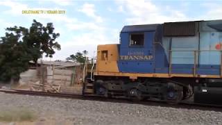 (CHILE) TREN de TRANSAP cargado con Clinker pasando por ex estación Maipu