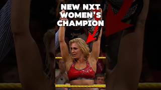 When Charlotte became the NXT Women's Champion #wwe #wrestling #shorts