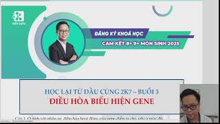 ĐIỀU HÒA BIỂU HIỆN GENE || Series Học lại từ đầu buổi 3