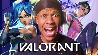 Console Valorant Player Reacts To All Agents Trailers (Reaction)